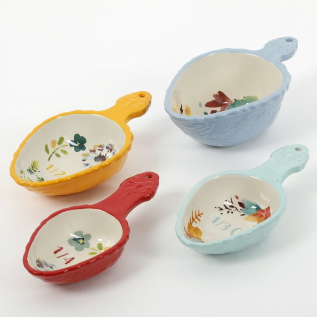 Stoneware Measuring Spoon and Scoop Set, Bakeware, Measuring Set for Baking -8 Pcs Stoneware Measuring Spoon and Scoop Set, Bakeware, Measuring Set for Baking -8 Pcs